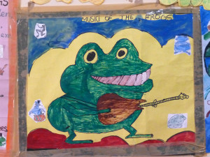 music of the frogs student poster